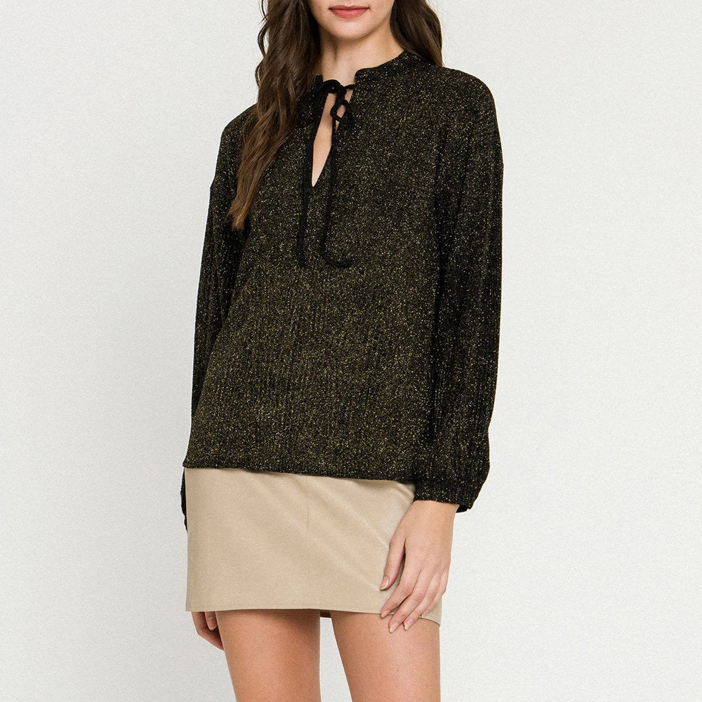 Buy 😍 ENDLESS ROSE 👩 women Metallic Knit Top 🎁 1 Buy 😍 ENDLESS ROSE 👩 women Metallic Knit Top 🎁