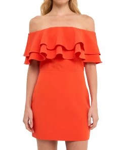 Outlet 💯 ENDLESS ROSE 👩 women Ruffled Off Shoulder Mini 👗 Dress ✔️ -White Mountain Shop 00bf1228b0034a55a499be03db22a076 883f5e83 20ee 43d2 827c 34ca7c2fd187 1080x
