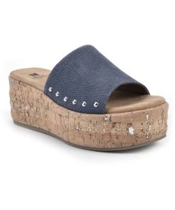 Deals 🔔 White Mountain Diligent 👩 Womens Faux Leather Open Toe Platform 🩴 Sandals 👏