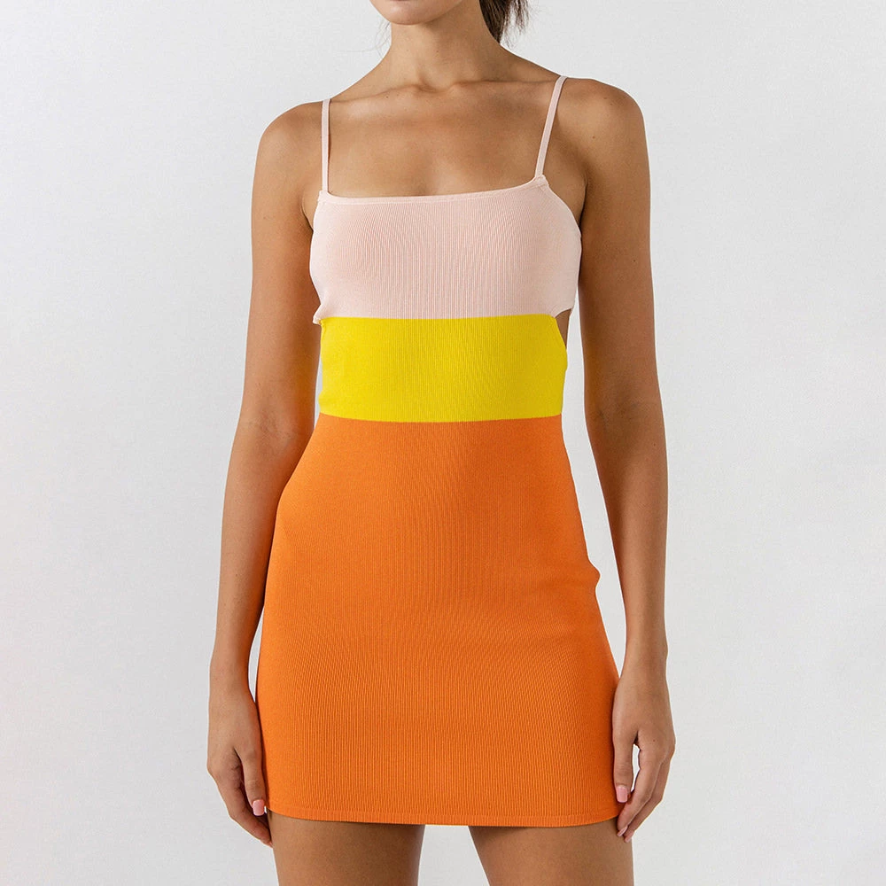 Coupon ๐ ENDLESS ROSE ๐ฉ women Color Block Cut Out Mini ๐ Dress ๐ 4 Coupon ๐ ENDLESS ROSE ๐ฉ women Color Block Cut Out Mini ๐ Dress ๐ - Image 4