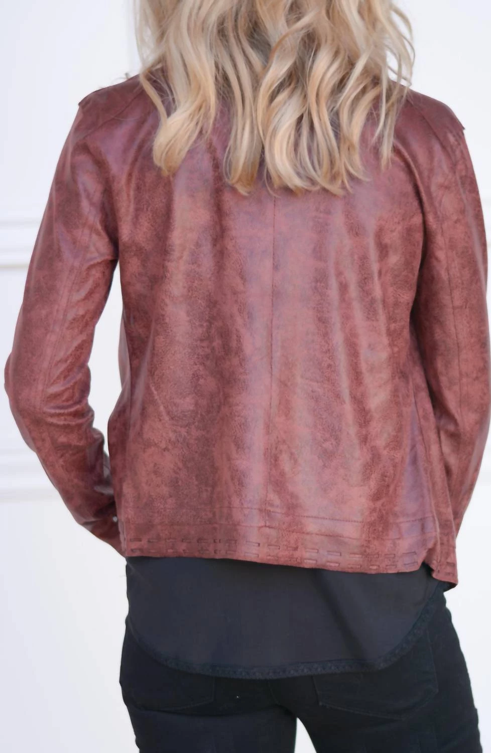 Cheapest 👏 Lysse 👩 women Trent Faux Leather Jacket in Sable 🤩 3 Cheapest 👏 Lysse 👩 women Trent Faux Leather Jacket in Sable 🤩 - Image 3