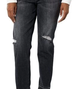 Discount ⭐ Kut From The Kloth 👩 women Rachael High-Rise Fab Ab Mom Jean in Prowess ✔️