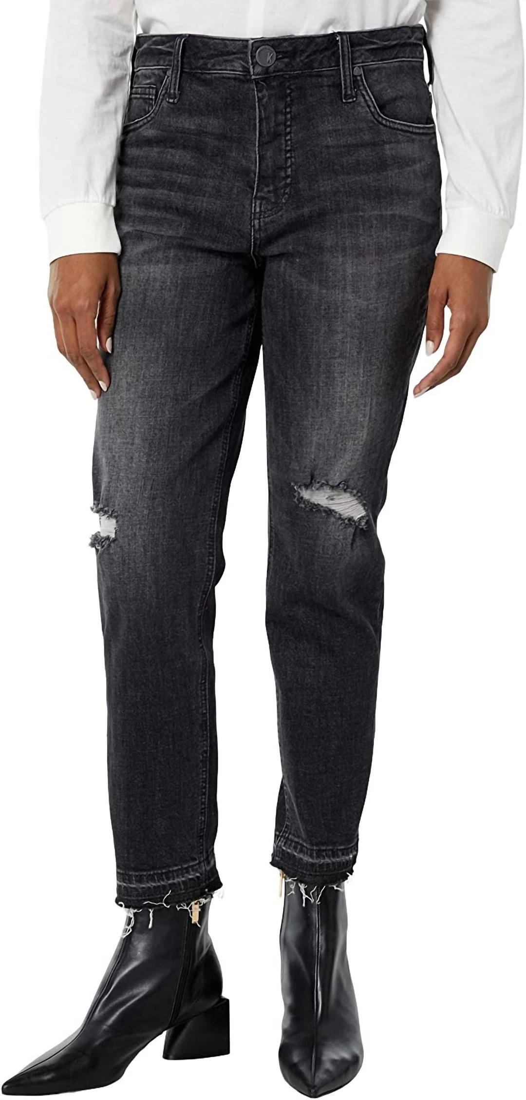 Discount β Kut From The Kloth π© women Rachael High-Rise Fab Ab Mom Jean in Prowess βοΈ 1 Discount β Kut From The Kloth π© women Rachael High-Rise Fab Ab Mom Jean in Prowess βοΈ