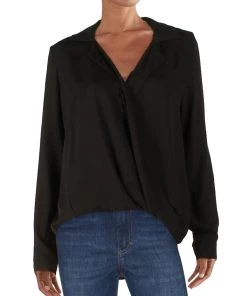 Buy 👏 Endless Rose 👩 Womens Long Sleeve V-Neck Wrap Top 🌟