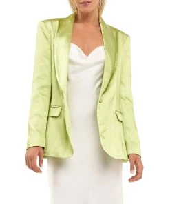 Cheap ๐ ENDLESS ROSE ๐ฉ women Satin Blazer ๐