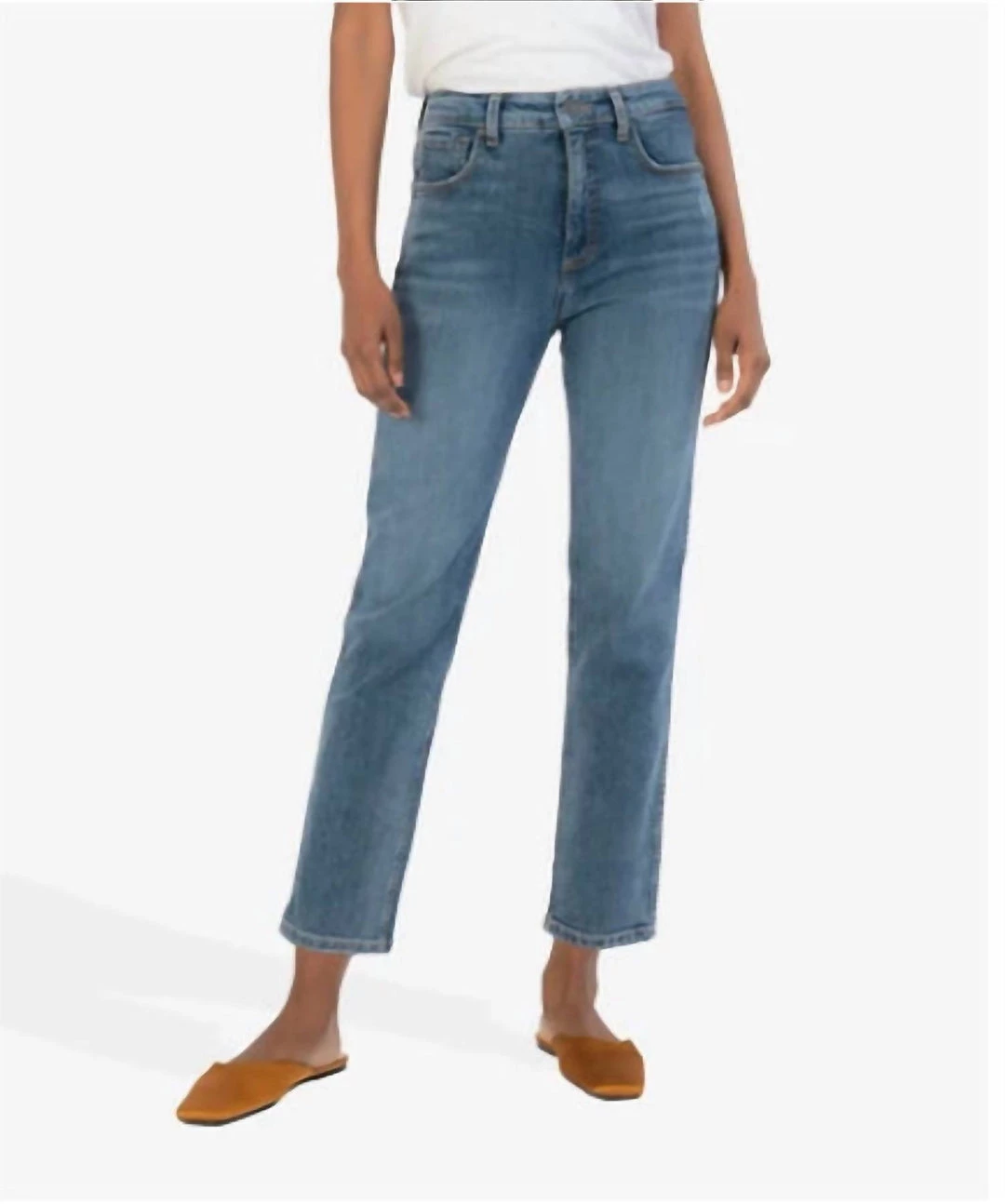 Budget 🌟 Kut From The Kloth 👩 women Elizabeth High Rise Crop Straight Leg Jean in Party Wash 🎉 1 Budget 🌟 Kut From The Kloth 👩 women Elizabeth High Rise Crop Straight Leg Jean in Party Wash 🎉