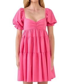 Flash Sale 🔥 ENDLESS ROSE 👩 women Classic Sweetheart Tiered Mini with Puff Sleeves 😉 -White Mountain Shop 242ba97c0a824d878eeea6bbe652cf31 26b08643 04f4 415f b462 720624c24f2c 1080x