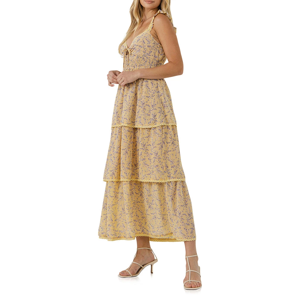 Hot Sale ๐คฉ ENDLESS ROSE ๐ฉ women Floral Lace Trim Detail Maxi ๐ Dress โญ 3 Hot Sale ๐คฉ ENDLESS ROSE ๐ฉ women Floral Lace Trim Detail Maxi ๐ Dress โญ - Image 3