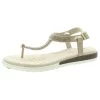 Deals 👍 White Mountain Parana 👩 Womens Faux Suede T-Strap Slingback 🩴 Sandals 🧨