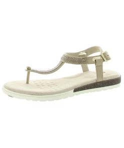 Deals ๐ White Mountain Parana ๐ฉ Womens Faux Suede T-Strap Slingback ๐ฉด Sandals ๐งจ