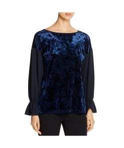 Coupon ๐งจ Lysse Tillary ๐ฉ Womens Velvet Bell Sleeve Blouse โ