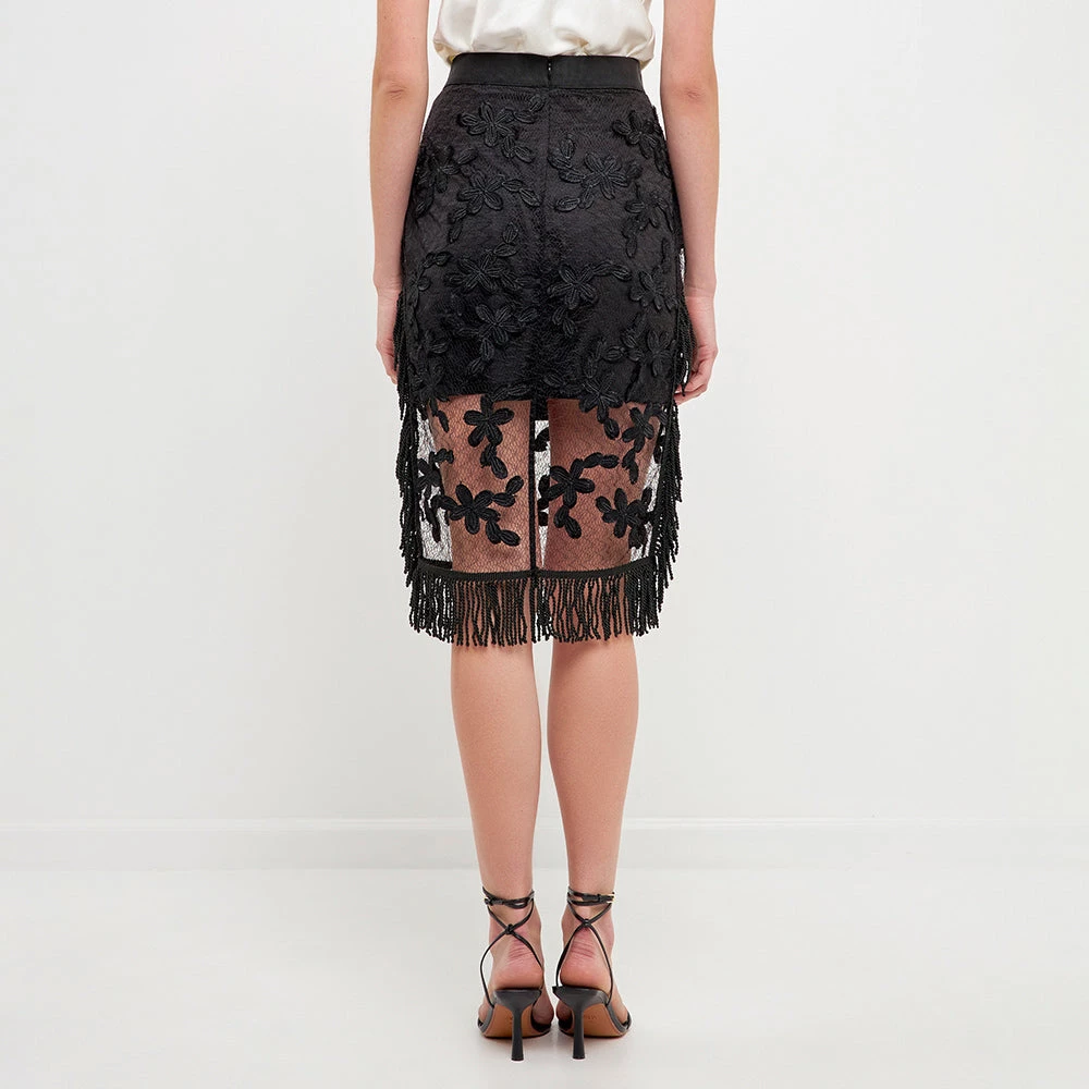 New 🔔 ENDLESS ROSE 👩 women Floral Lace 👗 Skirt ✔️ 3 New 🔔 ENDLESS ROSE 👩 women Floral Lace 👗 Skirt ✔️ - Image 3