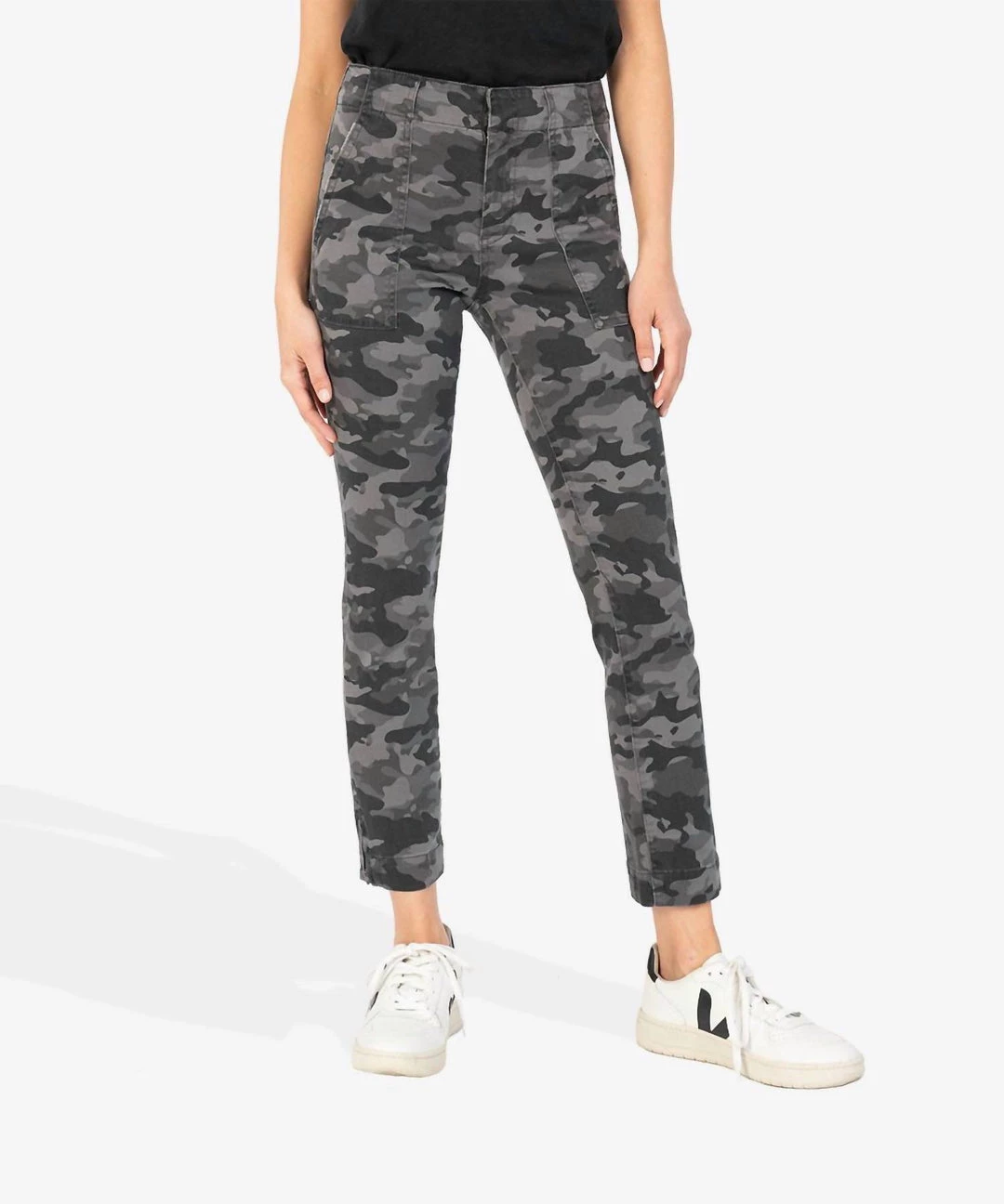 Coupon 😀 Kut From The Kloth 👩 women Reese Ankle Straight Leg Pant in Black/Charcoal 🛒 1 Coupon 😀 Kut From The Kloth 👩 women Reese Ankle Straight Leg Pant in Black/Charcoal 🛒