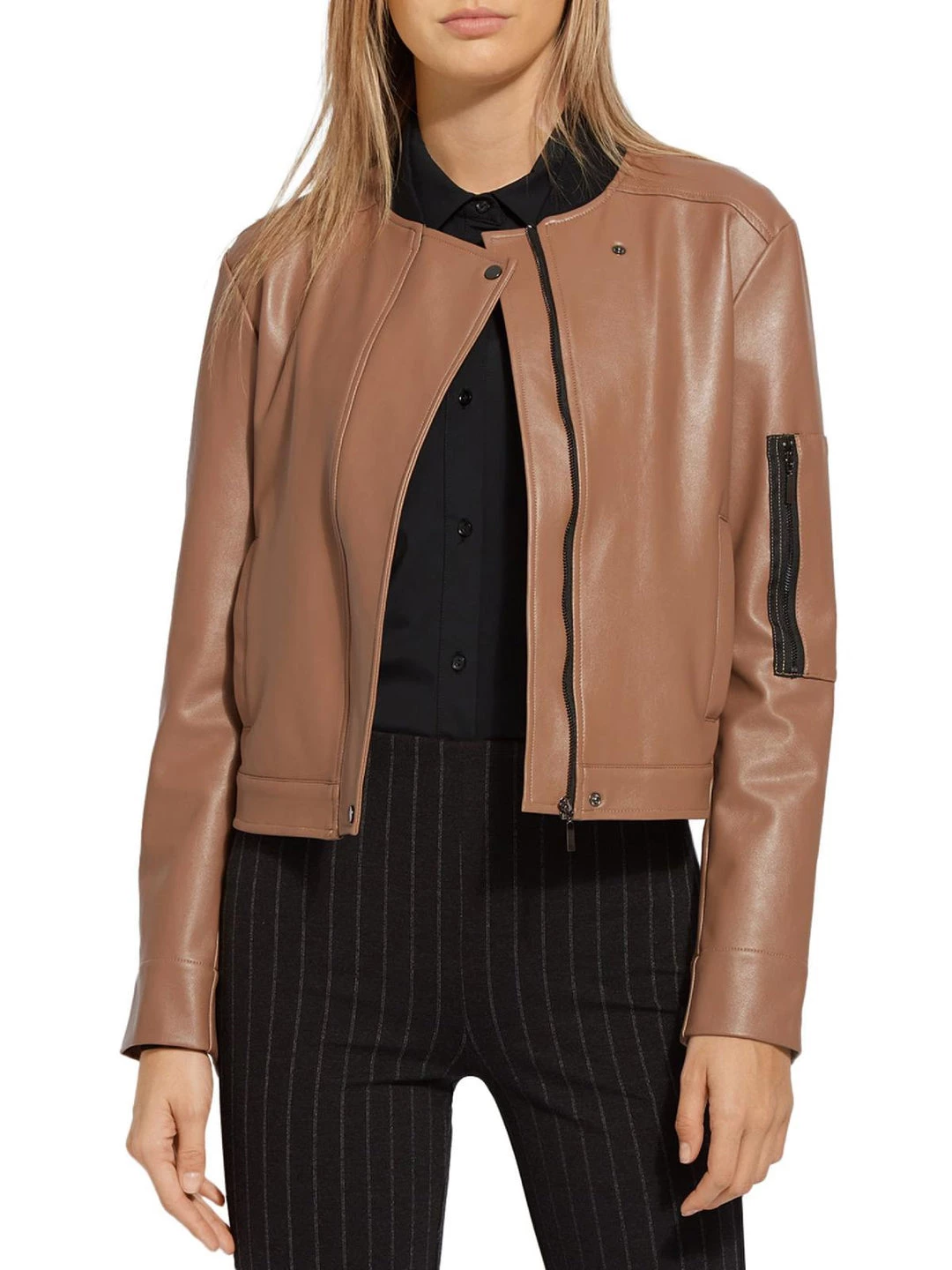Top 10 👍 Lysse Bungalow 👩 Womens Faux Leather Hidden Pocket Bomber Jacket 🤩 1 Top 10 👍 Lysse Bungalow 👩 Womens Faux Leather Hidden Pocket Bomber Jacket 🤩