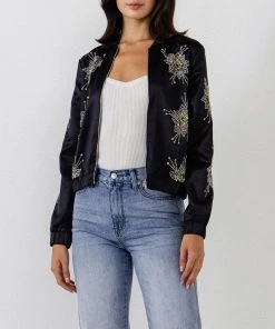 Brand new โจ ENDLESS ROSE ๐ฉ women Embellished Bomber Jacket ๐งจ