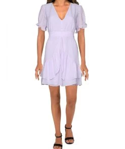 Cheapest โจ Endless Rose ๐ฉ Womens Ruffled Ruched Mini ๐ Dress ๐