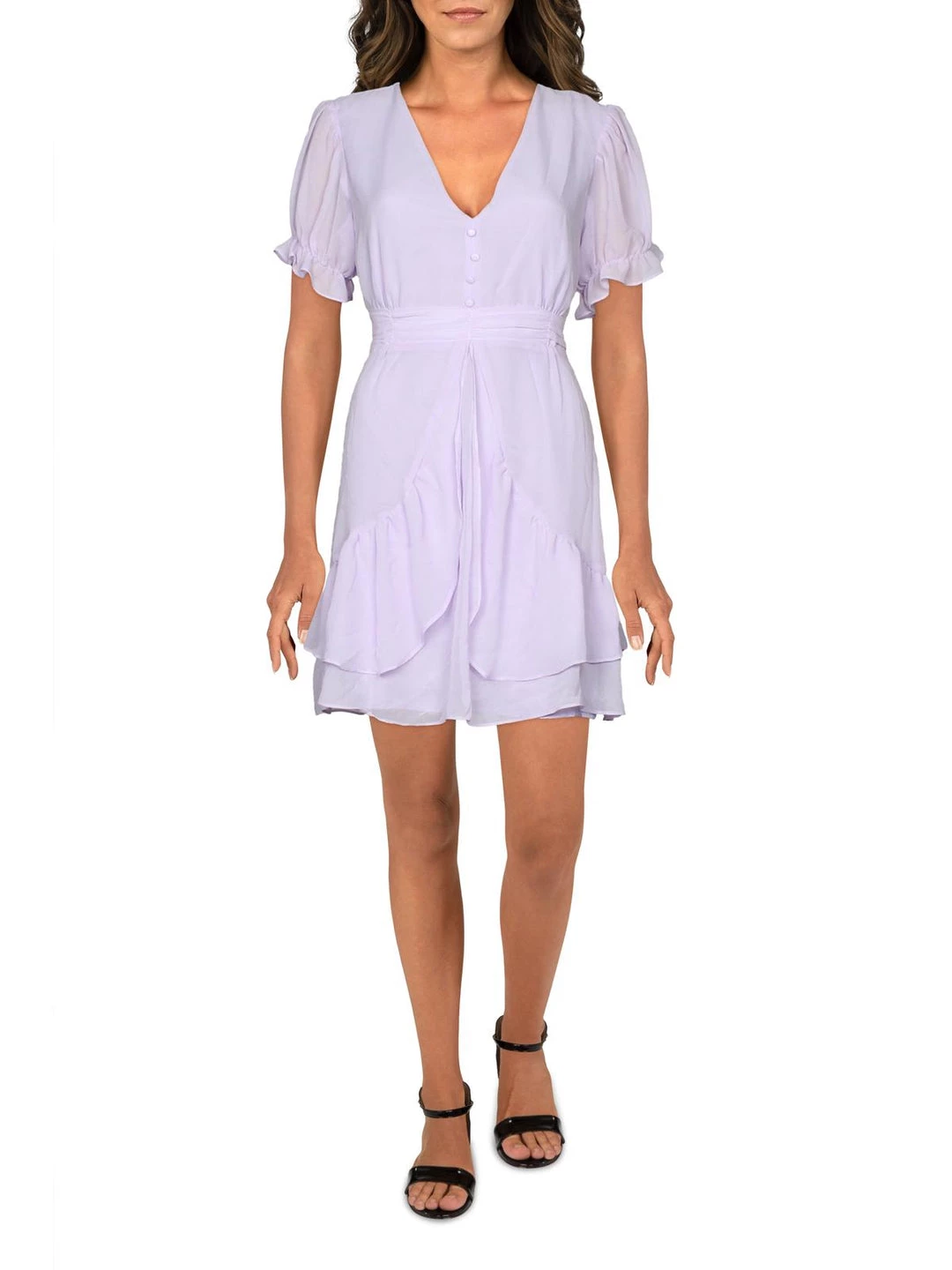 Cheapest ✨ Endless Rose 👩 Womens Ruffled Ruched Mini 👗 Dress 🎁 1 Cheapest ✨ Endless Rose 👩 Womens Ruffled Ruched Mini 👗 Dress 🎁