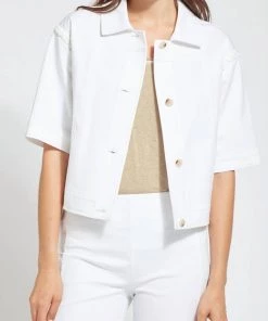 Budget 😀 Lysse 👩 women Wanderer Braided Crop Jacket in White 💯