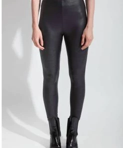 Cheap โญ Lysse ๐ฉ women Matilda Foil Legging in Black ๐