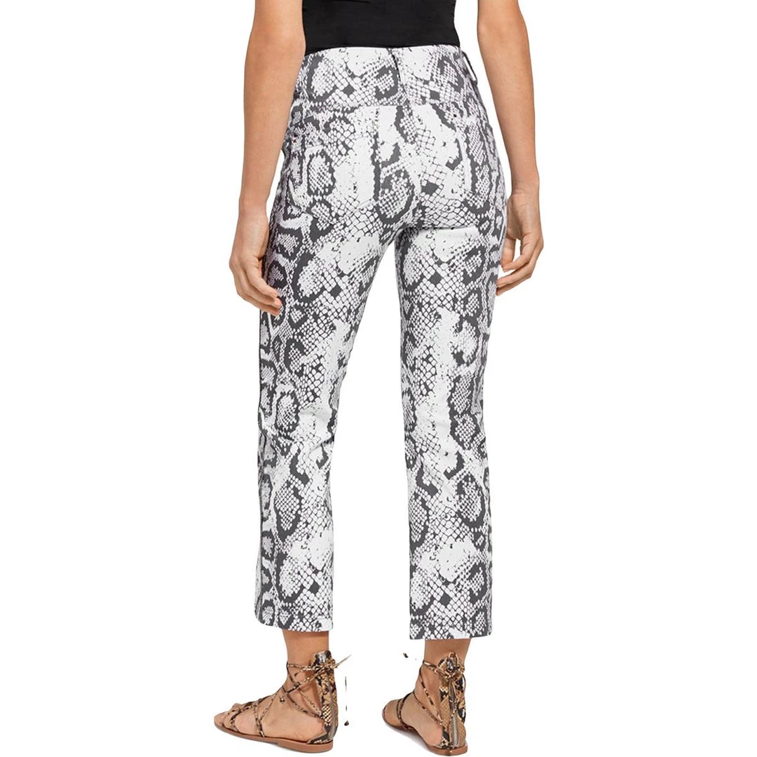 Discount 🎁 Lysse Octavia 👩 Womens Snake Print Bootcut Cropped 👖 Jeans 🔥 2 Discount 🎁 Lysse Octavia 👩 Womens Snake Print Bootcut Cropped 👖 Jeans 🔥 - Image 2
