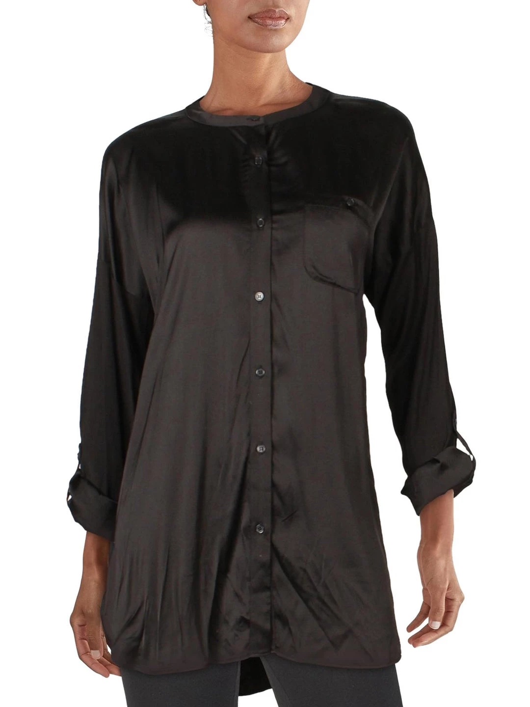 Best deal โ๏ธ Lysse ๐ฉ Womens Satin ๐ Dressy Button-Down Top โค๏ธ 3 Best deal โ๏ธ Lysse ๐ฉ Womens Satin ๐ Dressy Button-Down Top โค๏ธ - Image 3