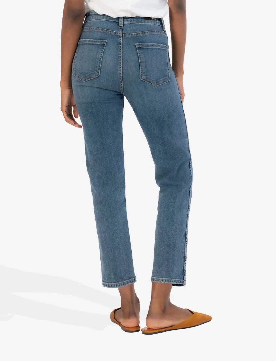 Budget 🌟 Kut From The Kloth 👩 women Elizabeth High Rise Crop Straight Leg Jean in Party Wash 🎉 2 Budget 🌟 Kut From The Kloth 👩 women Elizabeth High Rise Crop Straight Leg Jean in Party Wash 🎉 - Image 2