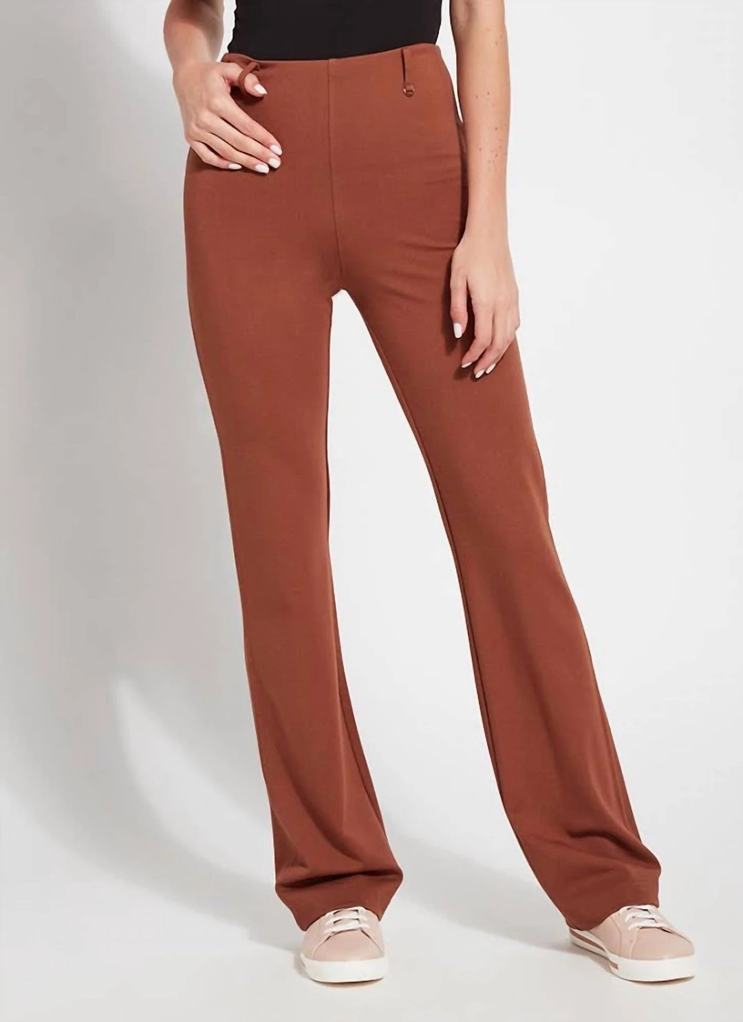 Wholesale 🌟 Lysse 👩 women Baby Boot Ponte Pant in Danish Brown ⌛ 1 Wholesale 🌟 Lysse 👩 women Baby Boot Ponte Pant in Danish Brown ⌛