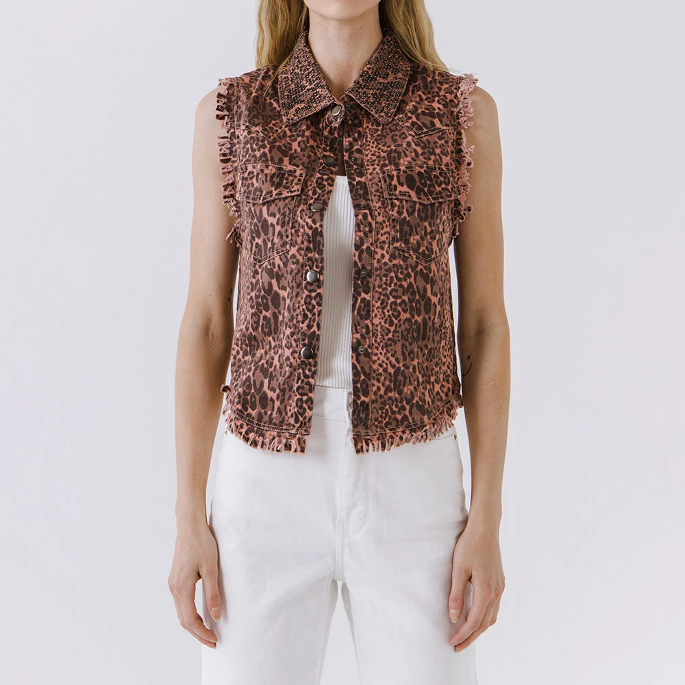Flash Sale โ๏ธ ENDLESS ROSE ๐ฉ women Animal Print Vest ๐งจ 4 Flash Sale โ๏ธ ENDLESS ROSE ๐ฉ women Animal Print Vest ๐งจ - Image 4