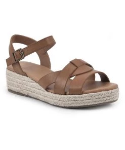 Promo ⌛ White Mountain Dapper 👩 Womens Faux Leather Ankle Strap 👠 Heels 🛒