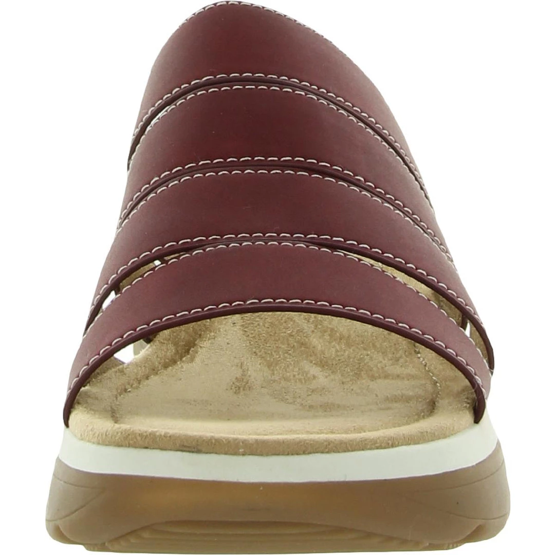 Cheapest ๐งจ White Mountain Facinate ๐ฉ Womens Faux Leather Cushioned Footbed Footbed ๐ฉด Sandals โจ 2 Cheapest ๐งจ White Mountain Facinate ๐ฉ Womens Faux Leather Cushioned Footbed Footbed ๐ฉด Sandals โจ - Image 2