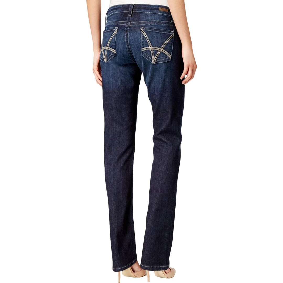 Cheap ⌛ Kut From The Kloth Stevie 👩 Womens Dark Wash Straight Straight Leg 👖 Jeans 🤩 2 Cheap ⌛ Kut From The Kloth Stevie 👩 Womens Dark Wash Straight Straight Leg 👖 Jeans 🤩 - Image 2