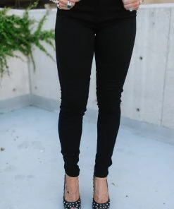 Cheap โญ Kut From The Kloth ๐ฉ women Mia High Waist Skinny Jean in Black ๐