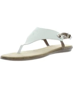 Best Sale 🥰 White Mountain London 👩 Womens Breathable Side Buckle Thong 🩴 Sandals 👍