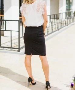 Wholesale π― Lysse π© women "Perfect π Skirt" Pencil π Skirt in Black π 5 Wholesale π― Lysse π© women "Perfect π Skirt" Pencil π Skirt in Black π -White Mountain Shop 63bbaf70081b4db48ac3cc68e095df39 1080x
