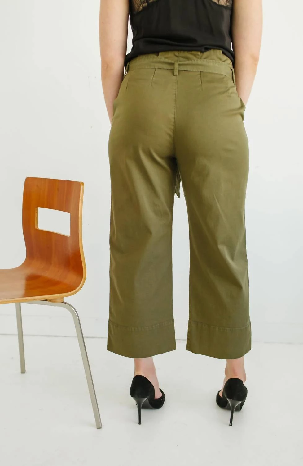 Buy π Kut From The Kloth π© women Katie Paperbag Pant in Olive π 3 Buy π Kut From The Kloth π© women Katie Paperbag Pant in Olive π - Image 3