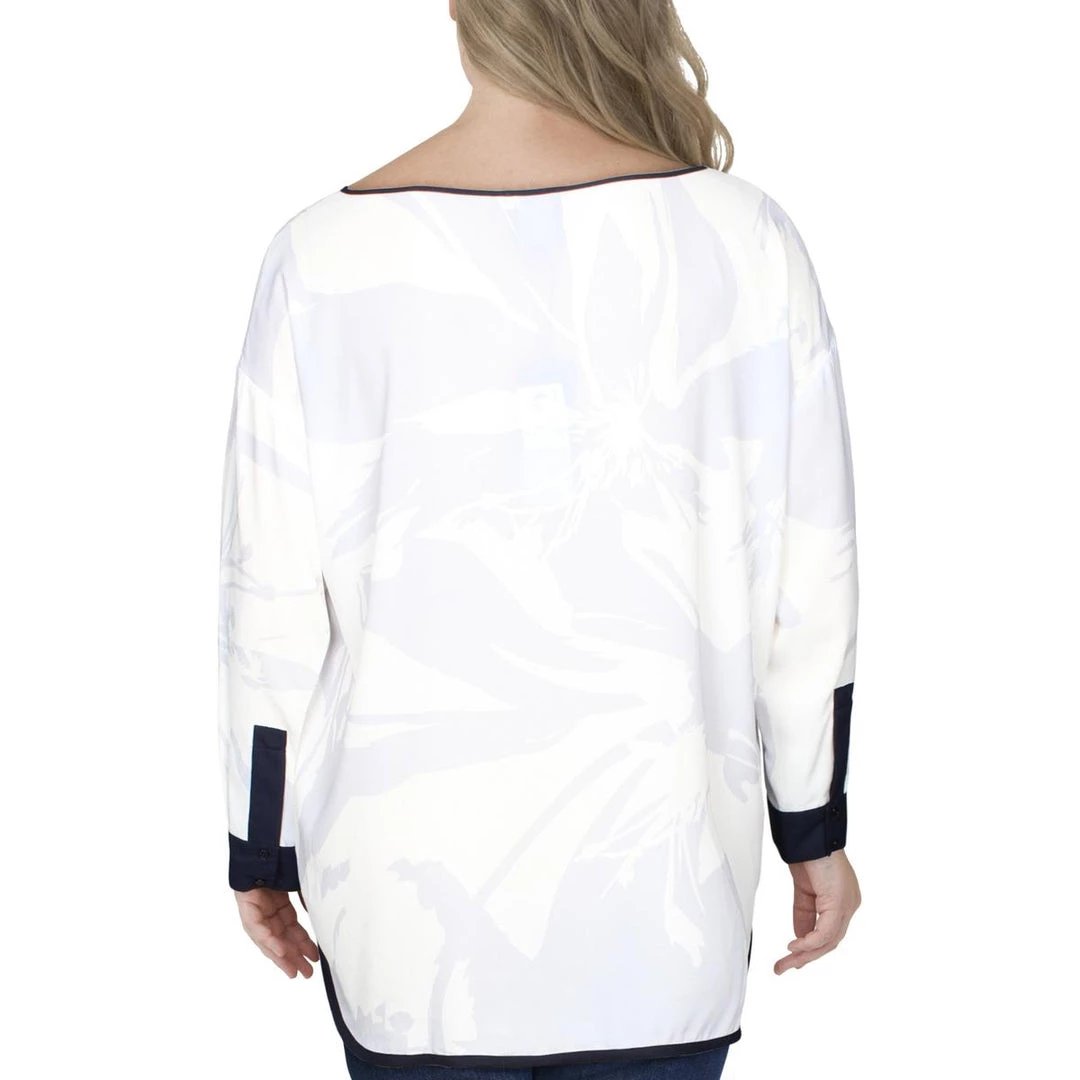 Budget ๐ Lysse Plus ๐ฉ Womens Hi-Low Printed Blouse ๐ 2 Budget ๐ Lysse Plus ๐ฉ Womens Hi-Low Printed Blouse ๐ - Image 2