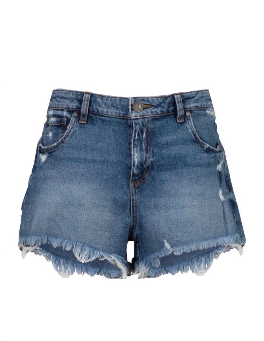 Flash Sale 😍 Kut From The Kloth 👩 women Jane High Rise Shorts in Medium Wash 👏 2 Flash Sale 😍 Kut From The Kloth 👩 women Jane High Rise Shorts in Medium Wash 👏 - Image 2
