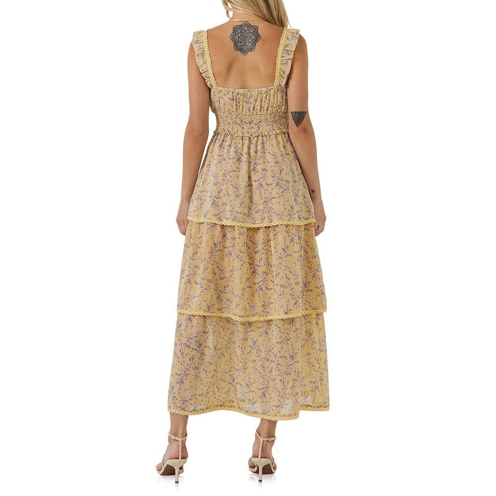 Hot Sale ๐คฉ ENDLESS ROSE ๐ฉ women Floral Lace Trim Detail Maxi ๐ Dress โญ 2 Hot Sale ๐คฉ ENDLESS ROSE ๐ฉ women Floral Lace Trim Detail Maxi ๐ Dress โญ - Image 2