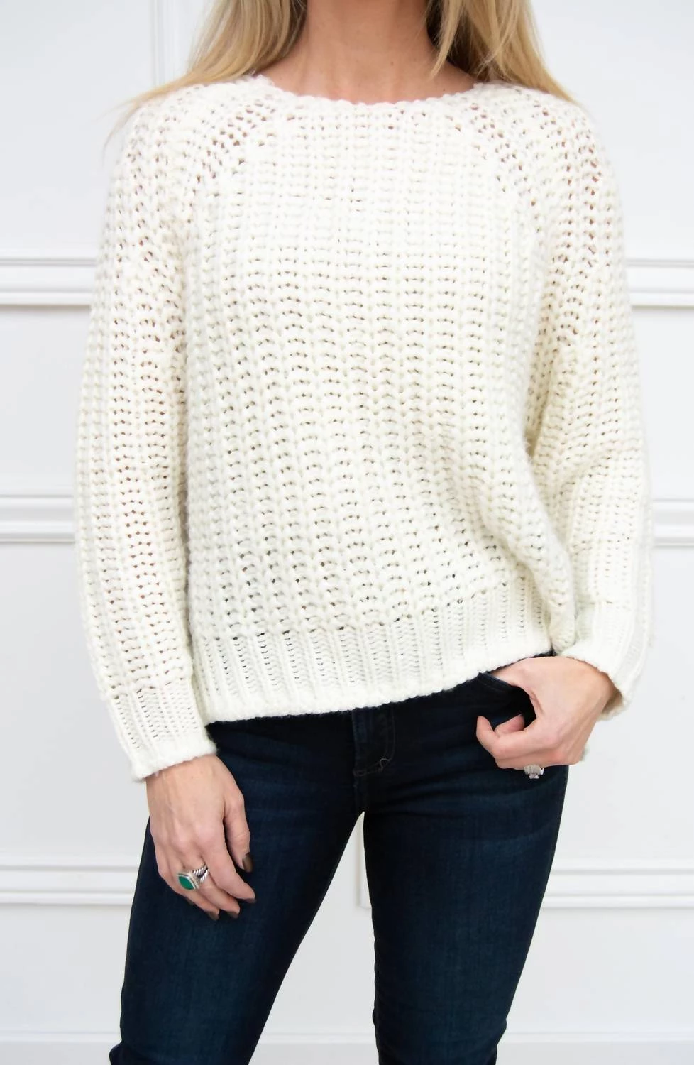 Budget π Kut From The Kloth π© women Page Chunky Crew Neck Sweater in Ivory β¨ 1 Budget π Kut From The Kloth π© women Page Chunky Crew Neck Sweater in Ivory β¨