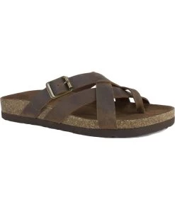 Hot Sale ๐งจ White Mountain Hobo ๐ฉ Womens Leather Slip On Footbed ๐ฉด Sandals ๐คฉ