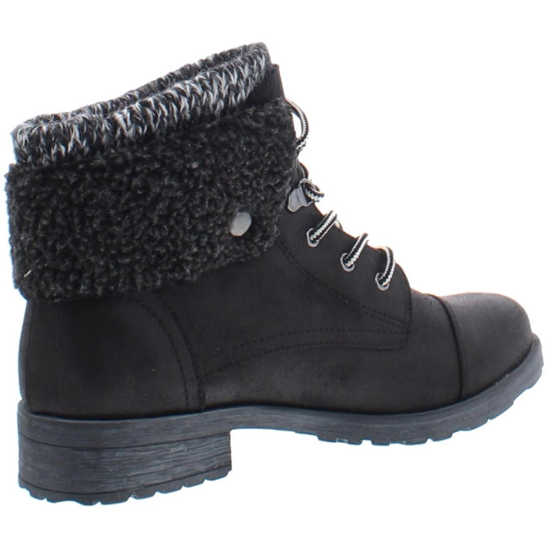 Promo 🥰 White Mountain Sandro 👩 Womens Faux Leather Ankle Combat 🥾 Boots 🤩 2 Promo 🥰 White Mountain Sandro 👩 Womens Faux Leather Ankle Combat 🥾 Boots 🤩 - Image 2