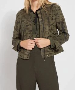 Discount 💯 Lysse 👩 women Toni Bomber Jacket in Camo 🔔