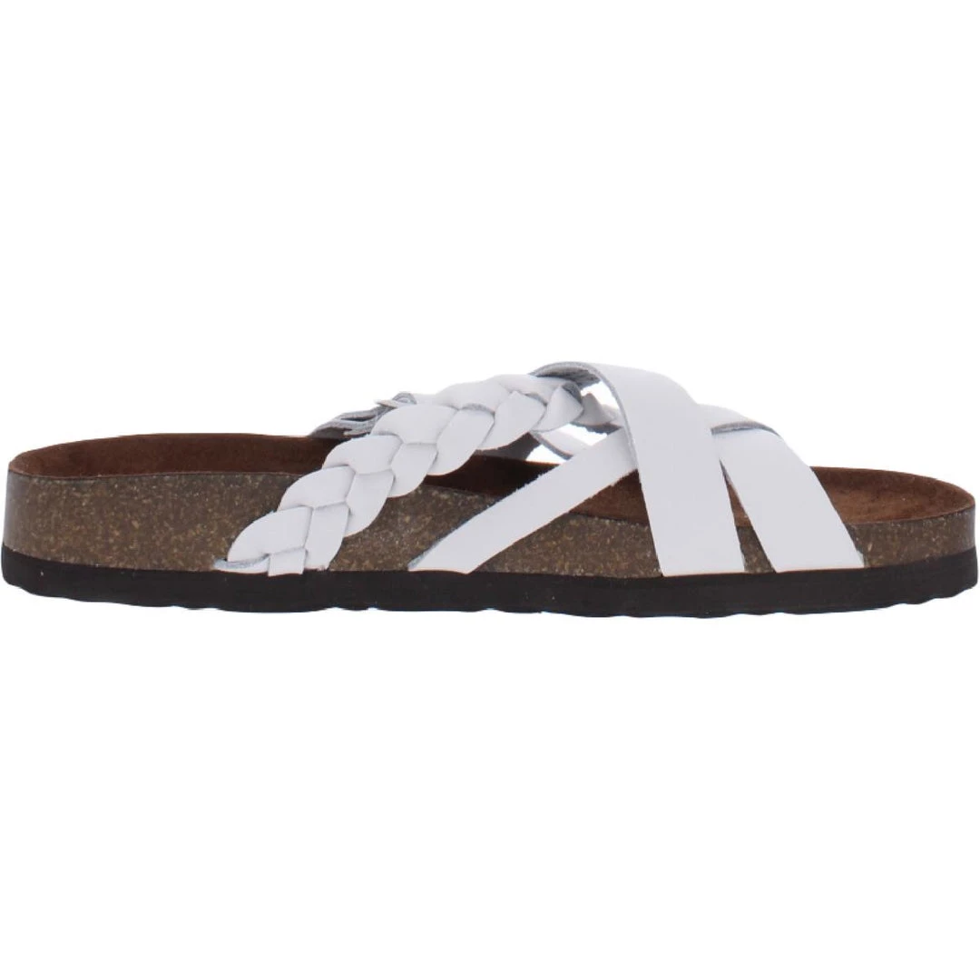 Cheap โ๏ธ White Mountain Harrington ๐ฉ Womens Leather Braided Footbed ๐ฉด Sandals ๐งจ 2 Cheap โ๏ธ White Mountain Harrington ๐ฉ Womens Leather Braided Footbed ๐ฉด Sandals ๐งจ - Image 2