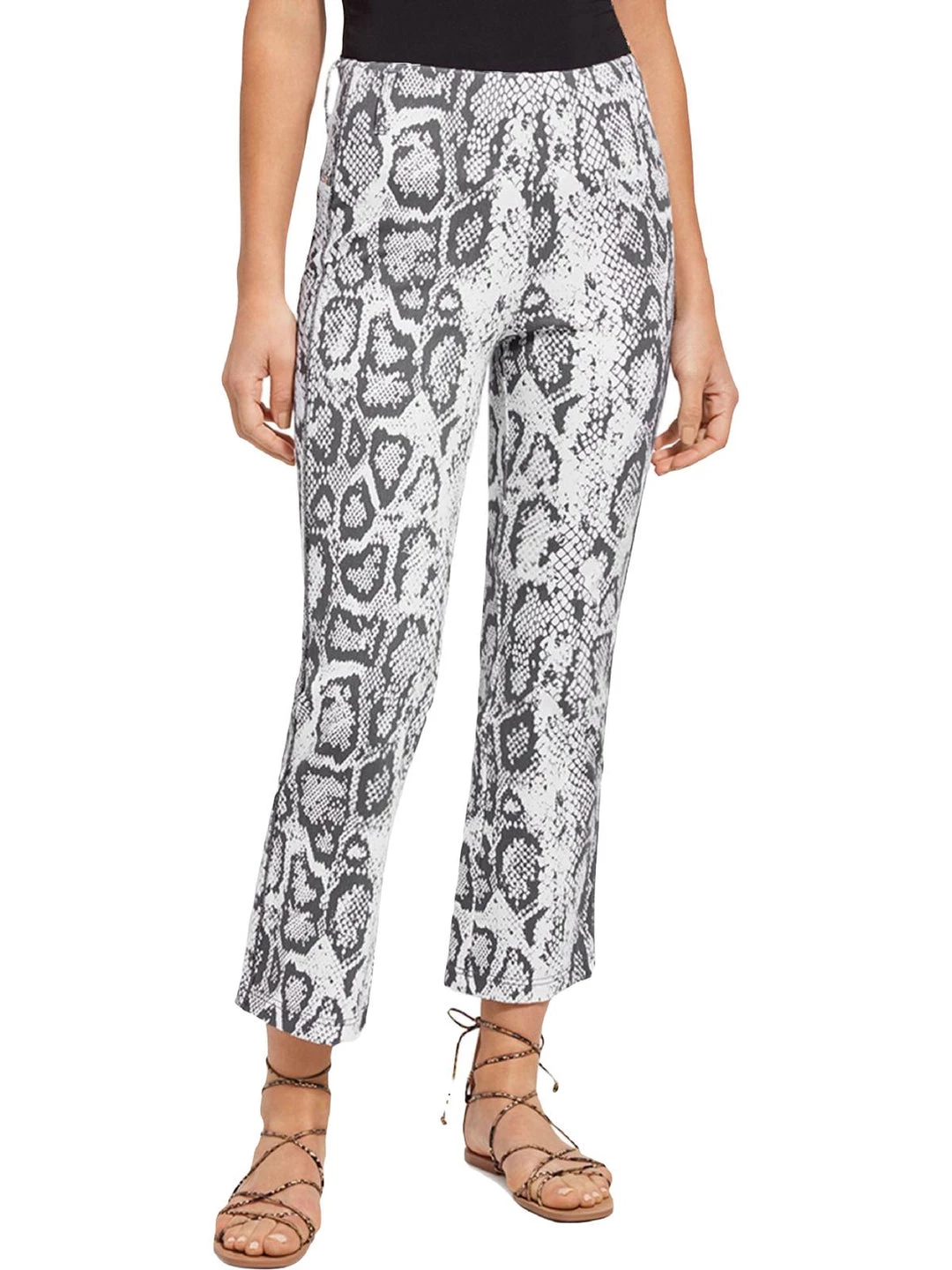 Discount 🎁 Lysse Octavia 👩 Womens Snake Print Bootcut Cropped 👖 Jeans 🔥 1 Discount 🎁 Lysse Octavia 👩 Womens Snake Print Bootcut Cropped 👖 Jeans 🔥