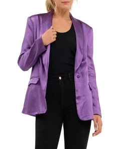 Hot Sale ๐งจ ENDLESS ROSE ๐ฉ women Satin Blazer ๐
