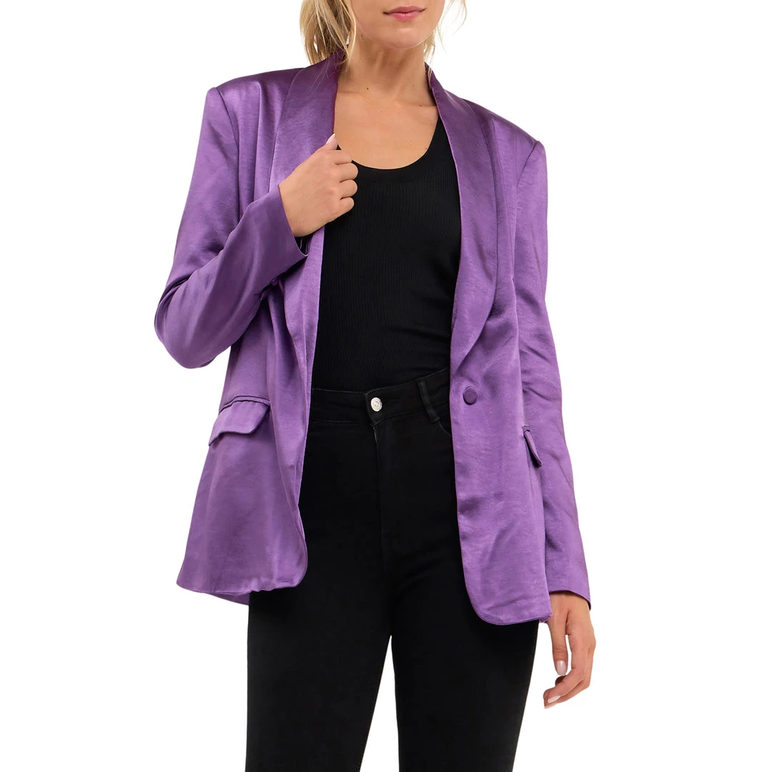 Hot Sale ๐งจ ENDLESS ROSE ๐ฉ women Satin Blazer ๐ 1 Hot Sale ๐งจ ENDLESS ROSE ๐ฉ women Satin Blazer ๐