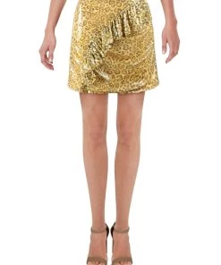 Cheap 💯 Endless Rose 👩 Womens Mesh Sequined Mini 👗 Skirt 🛒