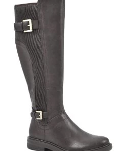 Wholesale 😍 White Mountain Meditate 👩 Womens Faux Leather Block Heel Knee-High 🥾 Boots 🛒