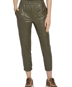 Discount โ Lysse ๐ฉ Womens Faux Leather Embossed Jogger Pants โจ