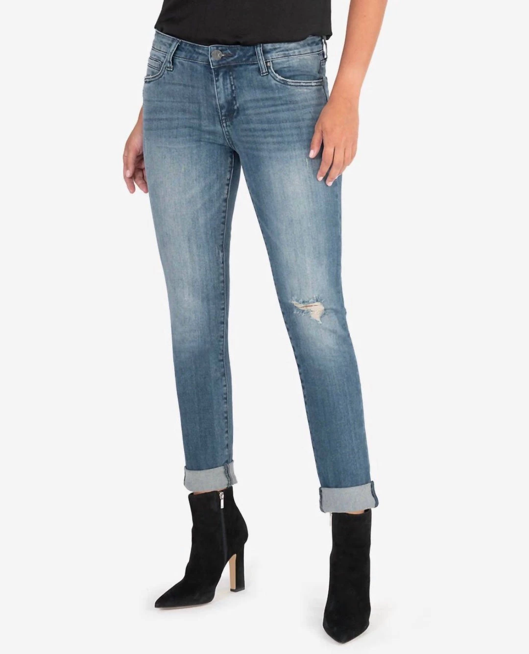Discount 🎁 Kut From The Kloth 👩 women Catherine Boyfriend 👖 Jeans in Medium Wash 😉 1 Discount 🎁 Kut From The Kloth 👩 women Catherine Boyfriend 👖 Jeans in Medium Wash 😉